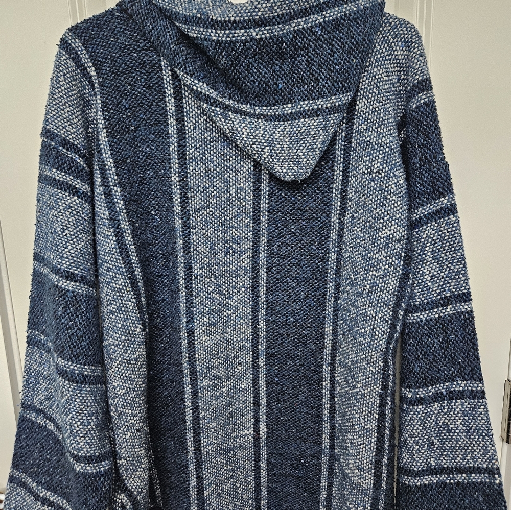 Unisex Classic Mexican Oversized Baja Hoodie Sweater - Picture 4 of 4